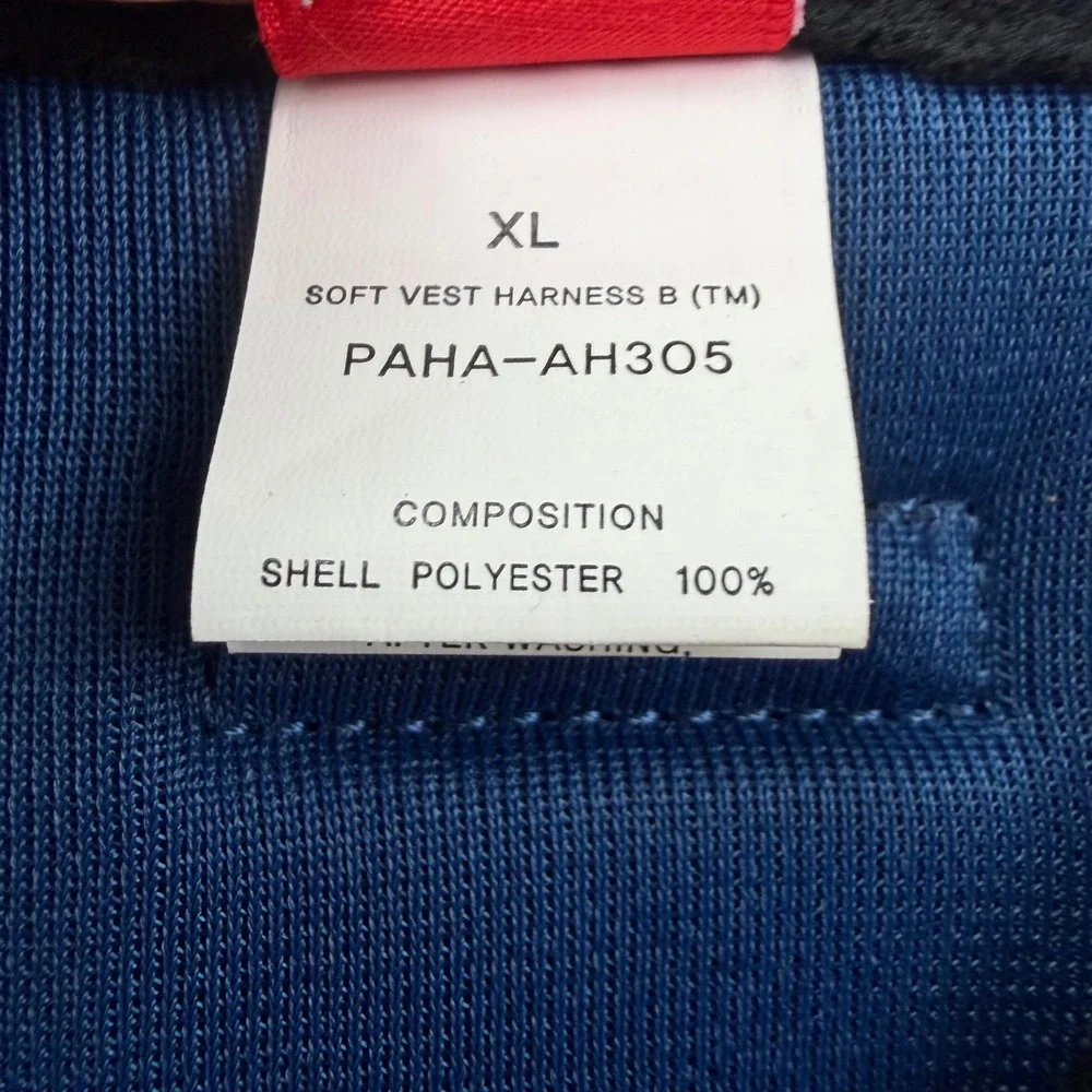 Puppia Soft Vest Harness B XL Red Navy Blue Bundle 2-Pack Mesh Dog Harness NEW